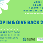 Canceled - Drop In & Give Back 2.0! on March 23, 2020